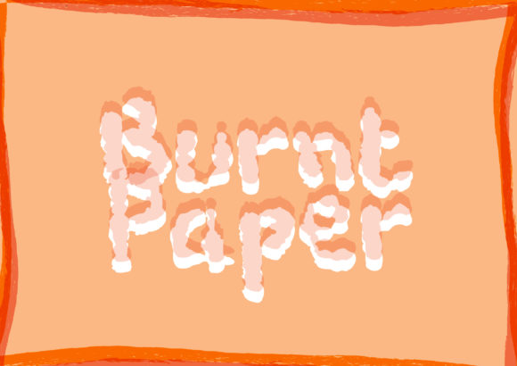 Burnt Paper Display Font for Digital Branding