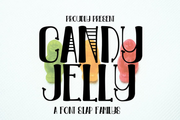 Candy Jelly Display Font for Editorial Design