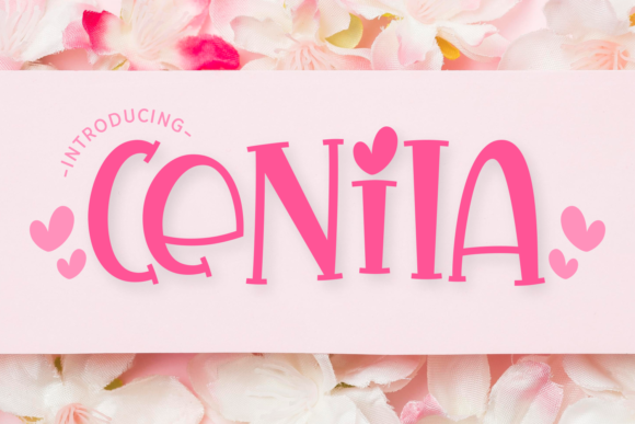 Cenila: A Gorgeous Display Font for Editorial Design