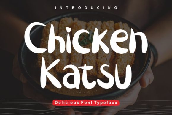 Chicken Katsu Display Font for Bold Brand Identity