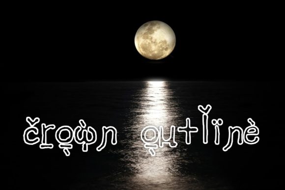Crown Outline Typeface Review for Small Business Branding
