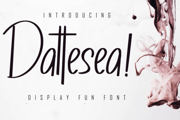Dattesea Display Font for Modern Web Design
