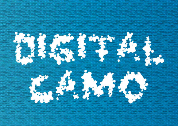 Digital Camo: A Playful Display Font for Modern Web Design