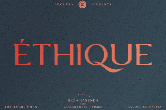 Ethique Typeface Review: Elevating Brand Identity with Luxurious Display Fonts