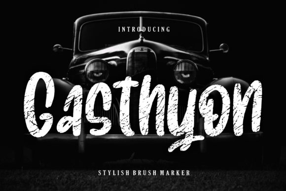 Gasthyon: The Quirky Display Font for Modern Editorial Design