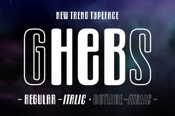 Ghebs: A Bold Display Font for Editorial Design