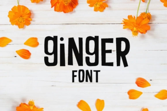 Ginger: A Bold Display Font for Standout Branding