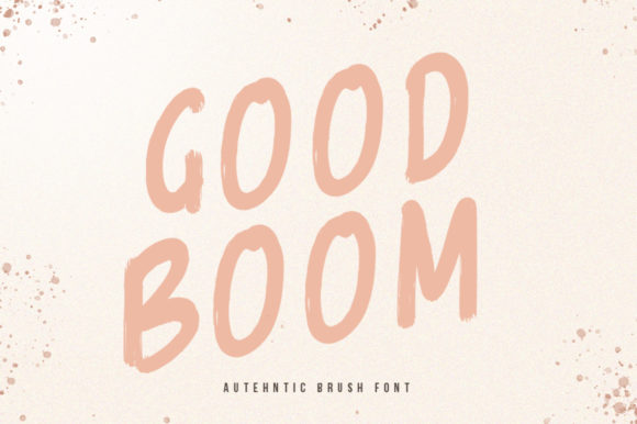 Goodboom: A Friendly Display Font for Modern Brand Identity