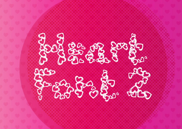 Heart 2 Display Font for Romantic Editorial Design