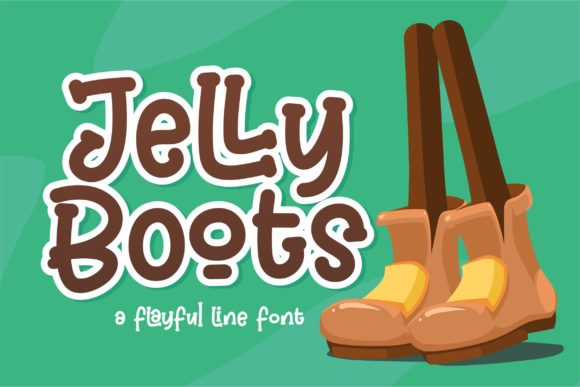 Jelly Boots Typeface for Playful Brand Identity Design