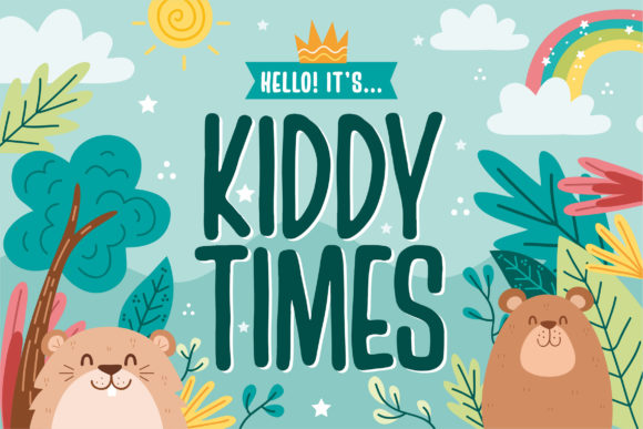 Kiddy Times: The Sweet Display Font for Playful Brand Campaigns