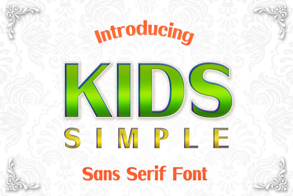 Kids Simple: The Casual Display Font for Clean Web Design