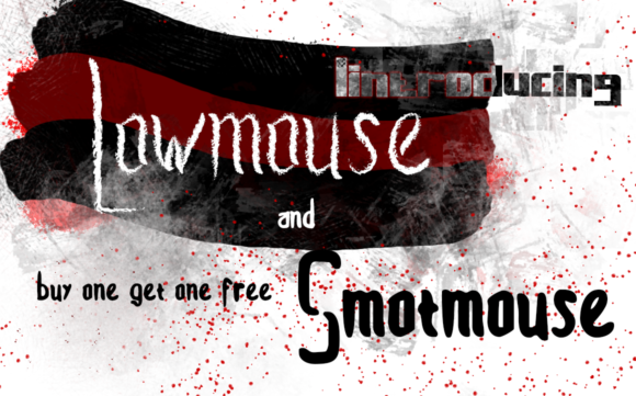 Lowmouse and Smotmouse: A Quirky Display Font for Bold Campaigns