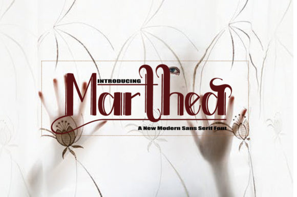Marthea Typeface: Elevating Campaign Visuals with Modern Display Typography