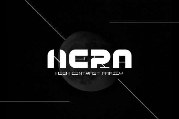 Nera Display Typeface: Bold Abstract Typography for Campaigns