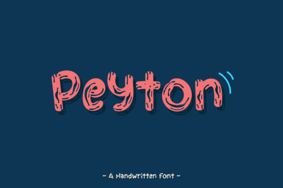 Peyton Display Font for Editorial and Creative Projects