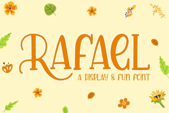 Rafael Display Font for Elegant Craft Projects