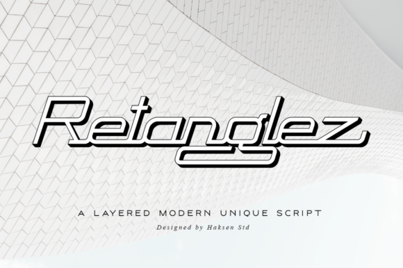 Retanglez Display Font Review for Campaign Design