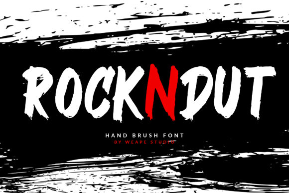 Rockndut: A Bold Display Typeface for Standout Branding