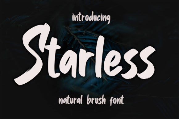 Starless Typeface for Handmade Branding and Craft Projects