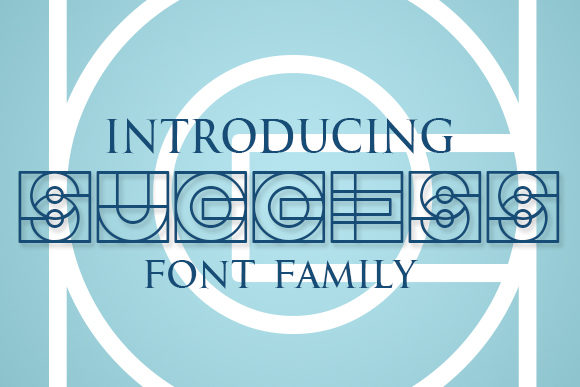 Success Typeface for Handmade Branding and Creative Projects