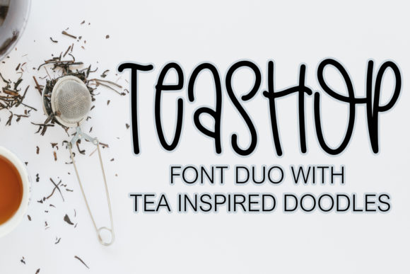 Teashop: The Joyful Display Font for Campaign Creatives