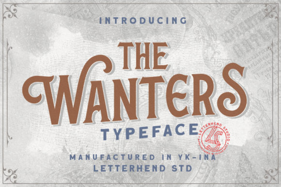 The Wanters Display Font for Vintage Campaign Visuals