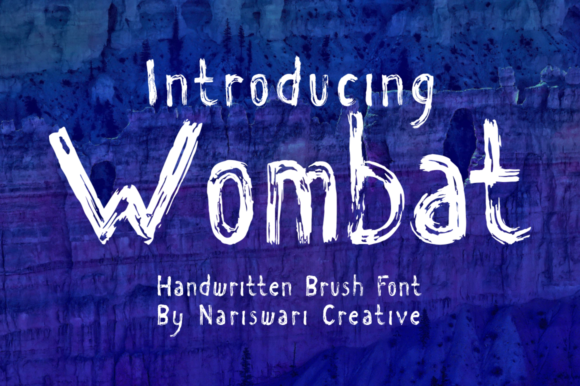 Wombats Brush Pen Typeface for Bold Brand Identity